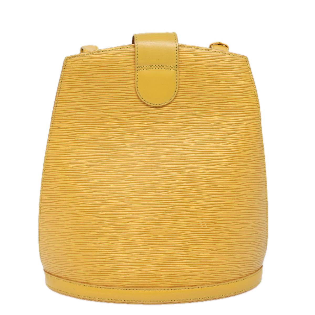 Louis Vuitton Cluny Yellow Leather Shoulder Bag