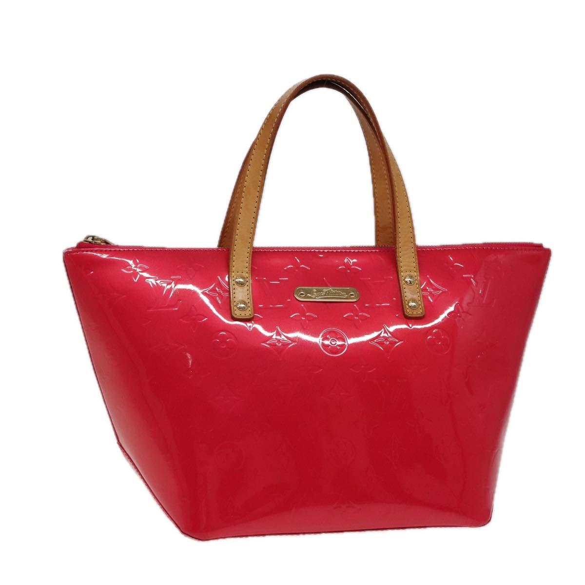 Louis Vuitton Bellevue Pink Patent Leather Handbag