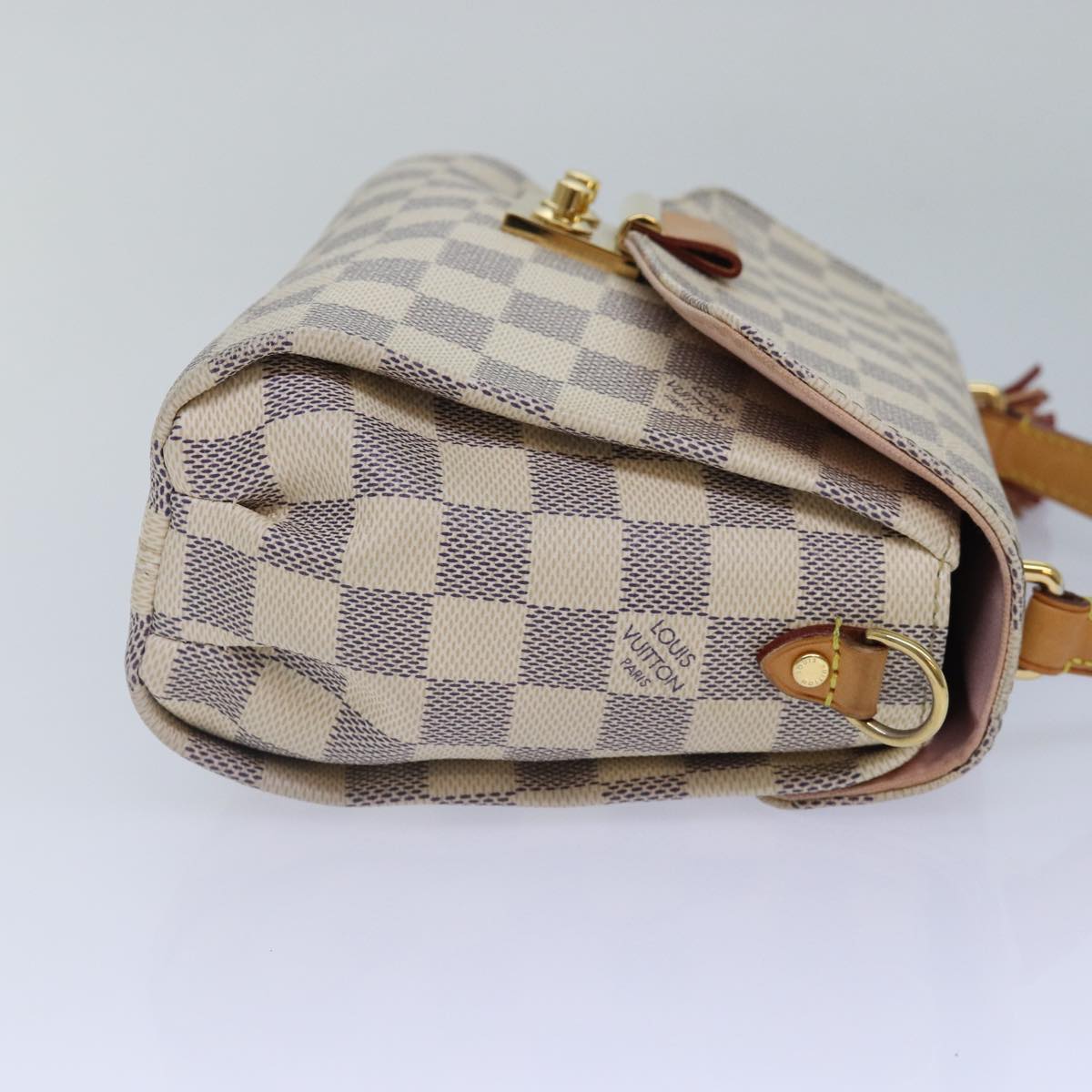 Louis Vuitton Croisette White Canvas Handbag