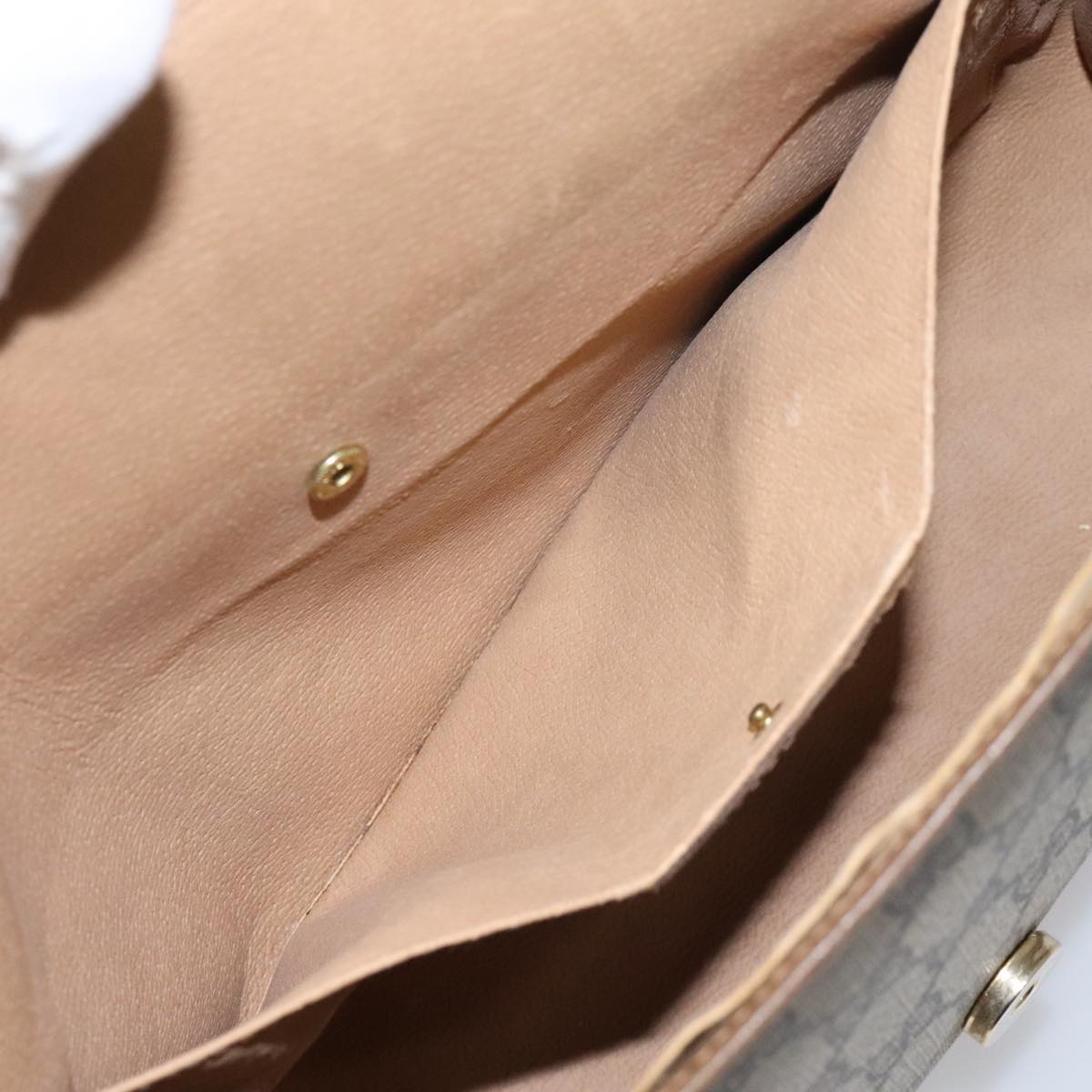 Gucci Sherry Beige Canvas Clutch Bag
