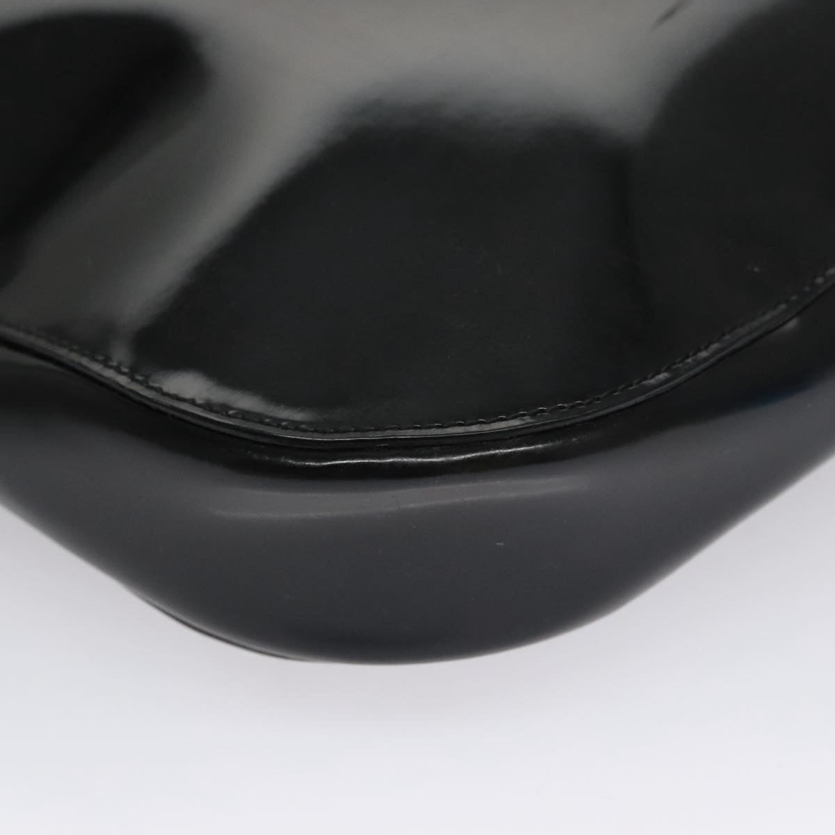 Gucci Black Patent Leather Shoulder Bag