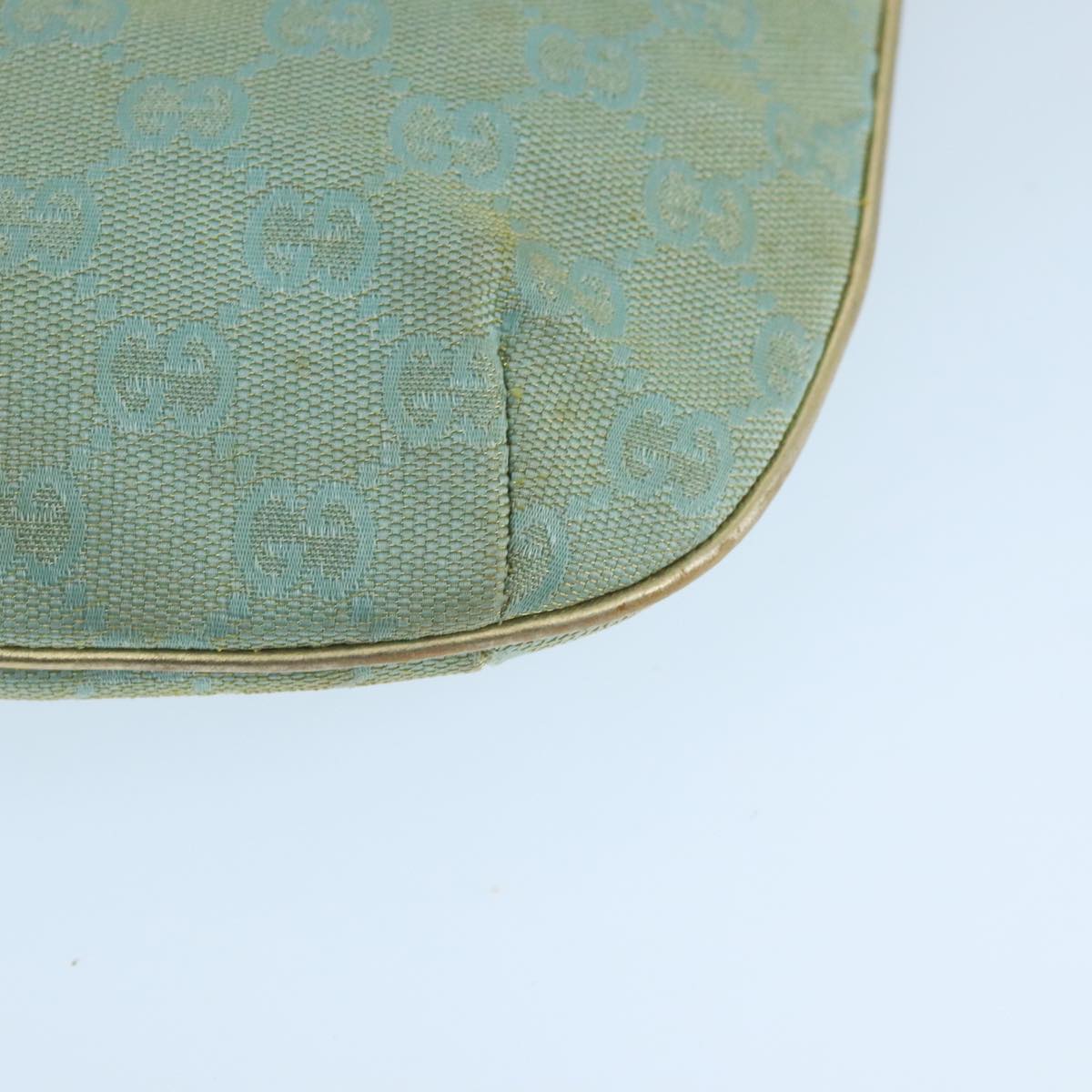 Gucci Gg Canvas Turquoise Canvas Shoulder Bag