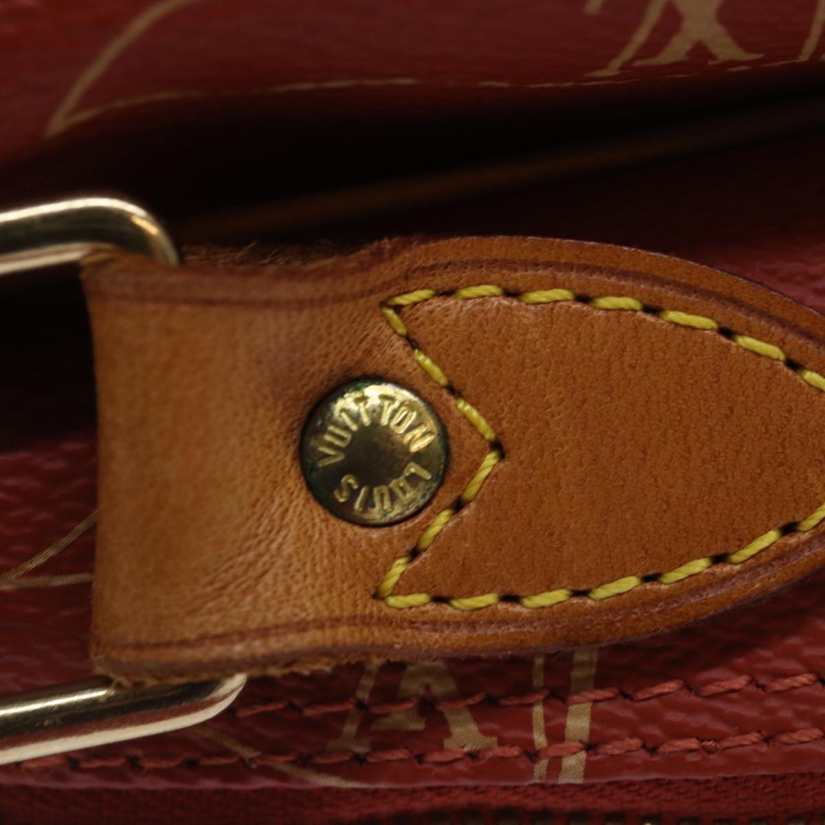 Louis Vuitton America's Cup Red Canvas Shoulder Bag