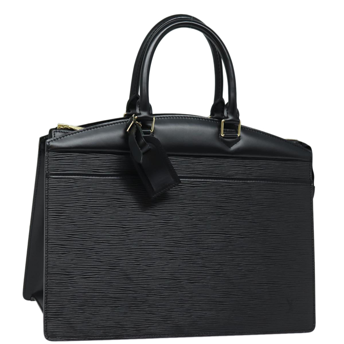 Louis Vuitton Riviera Black Leather Handbag
