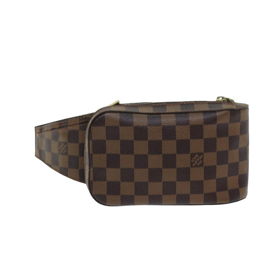 Louis Vuitton Geronimos Brown Canvas Shoulder Bag