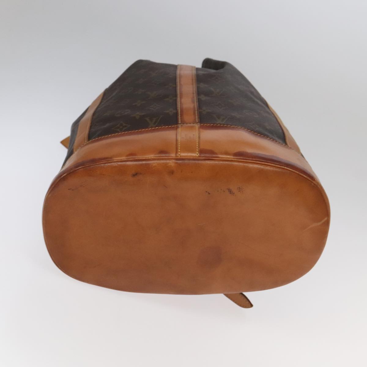 Louis Vuitton Randonnée Brown Canvas Backpack Bag