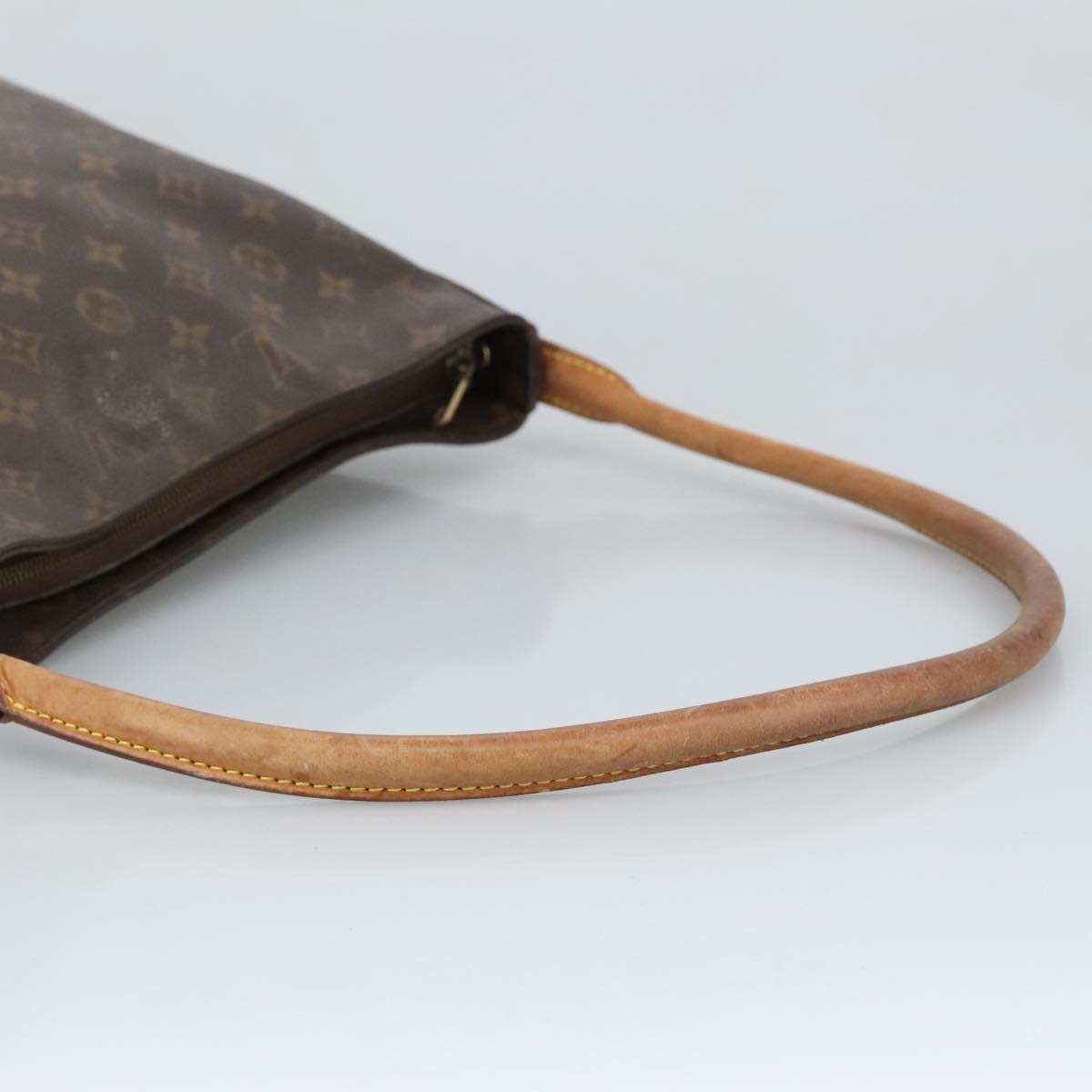 Louis Vuitton Looping Gm Brown Canvas Shoulder Bag
