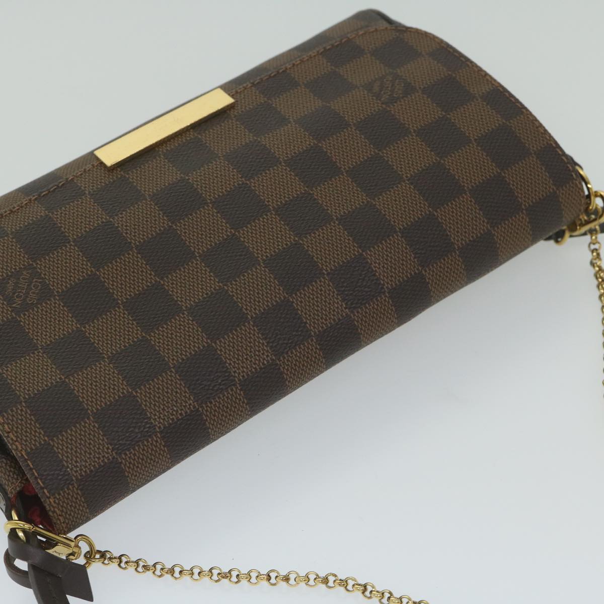 Louis Vuitton Favorite Brown Canvas Shoulder Bag