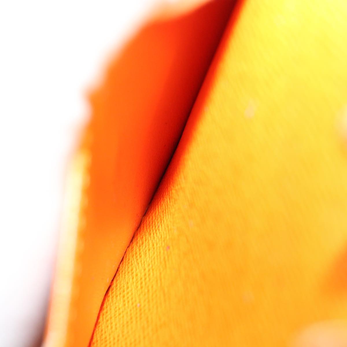 Louis Vuitton Agenda Pm Orange Leather Wallet