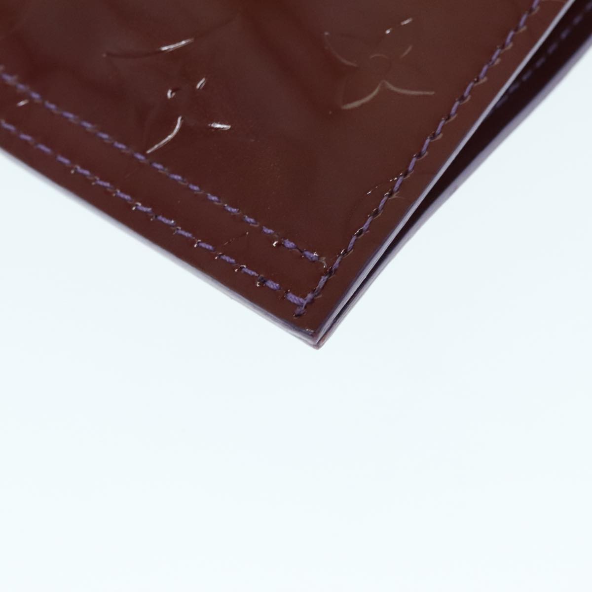 Louis Vuitton Stanton Purple Patent Leather Tote Bag