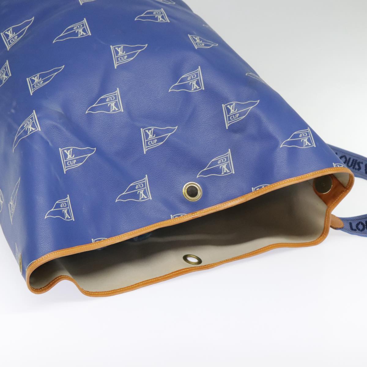 Louis Vuitton Cup Tasman Blue Canvas Shoulder Bag