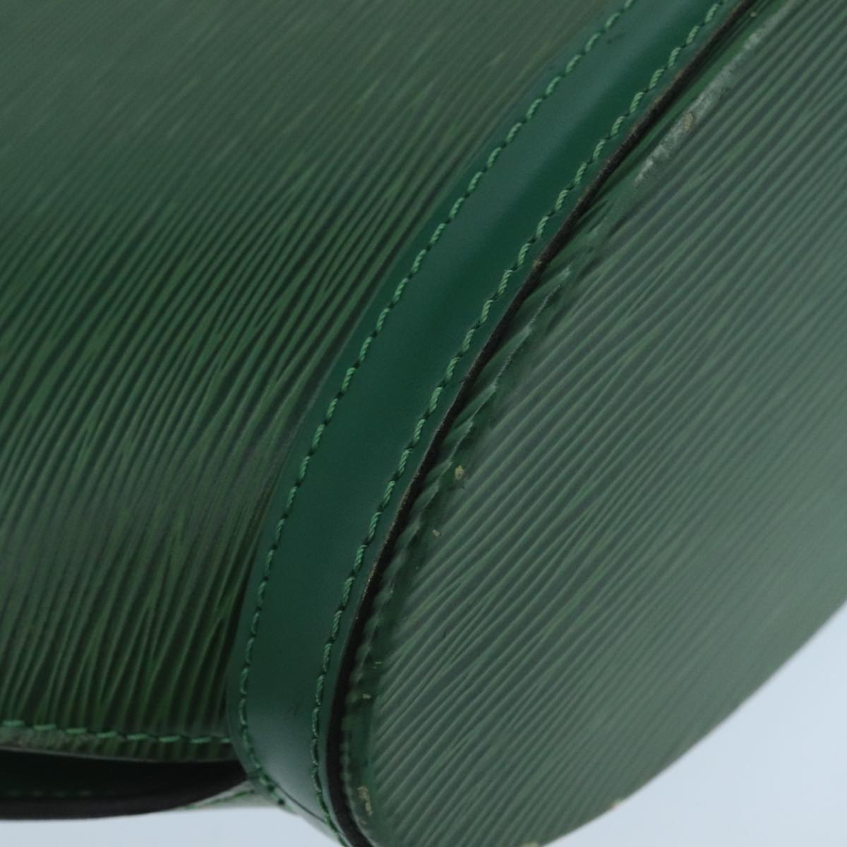 Louis Vuitton Saint Jacques Green Leather Shoulder Bag