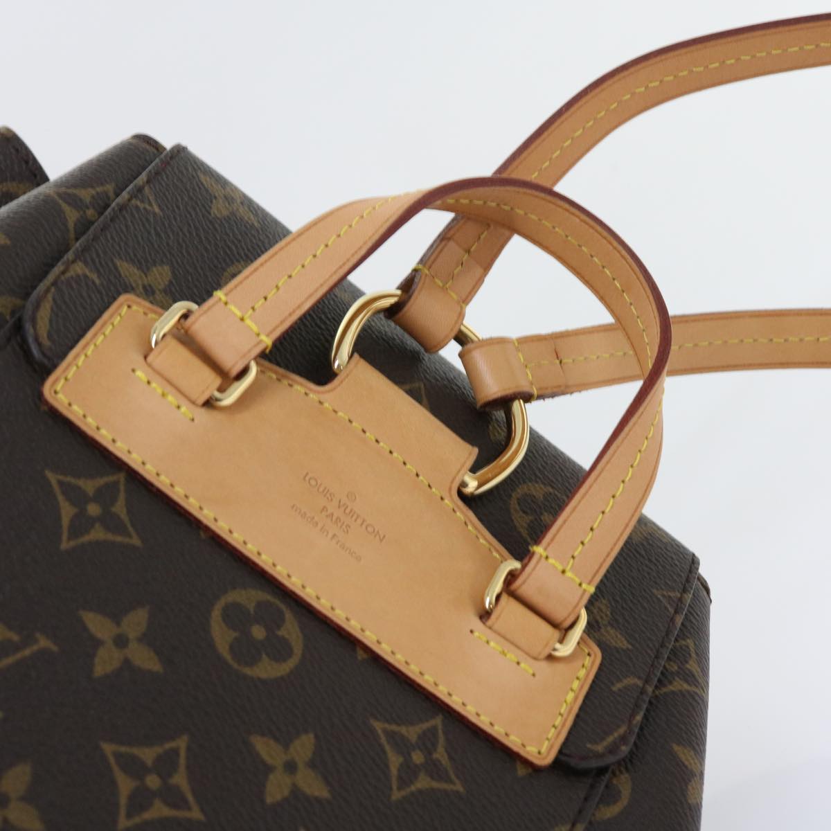 Louis Vuitton Montsouris Brown Canvas Backpack Bag