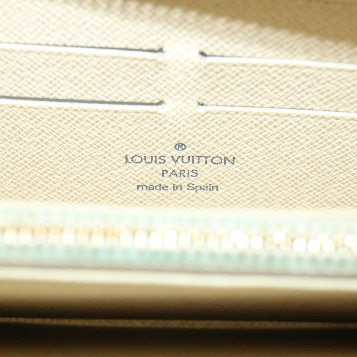 Louis Vuitton Zippy Wallet Turquoise Canvas Wallet