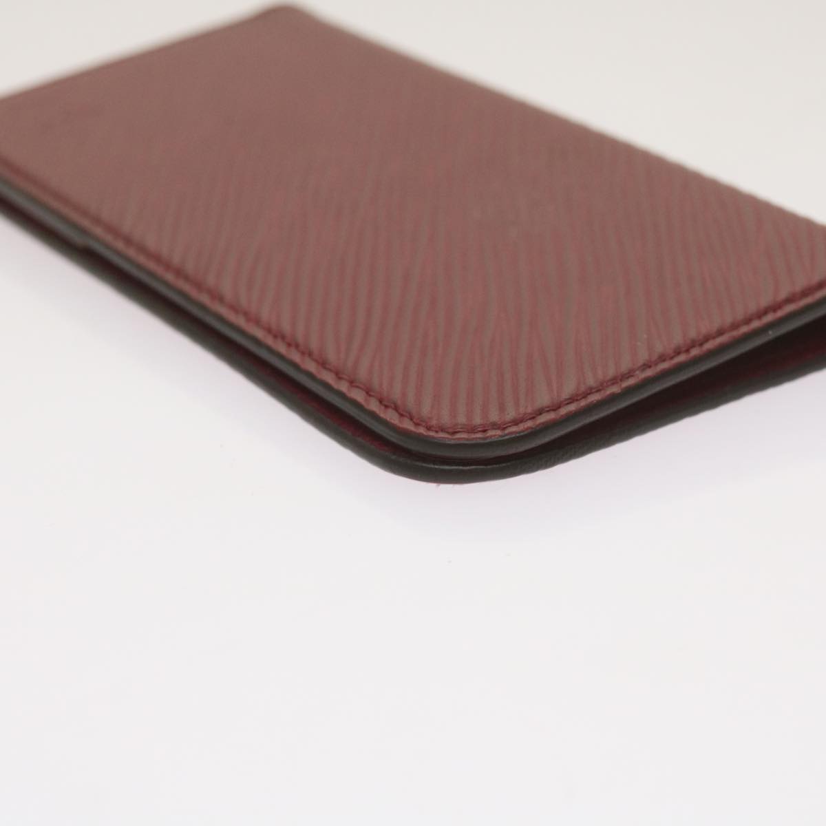 Louis Vuitton Iphone Case Burgundy Leather Phone Jewelry
