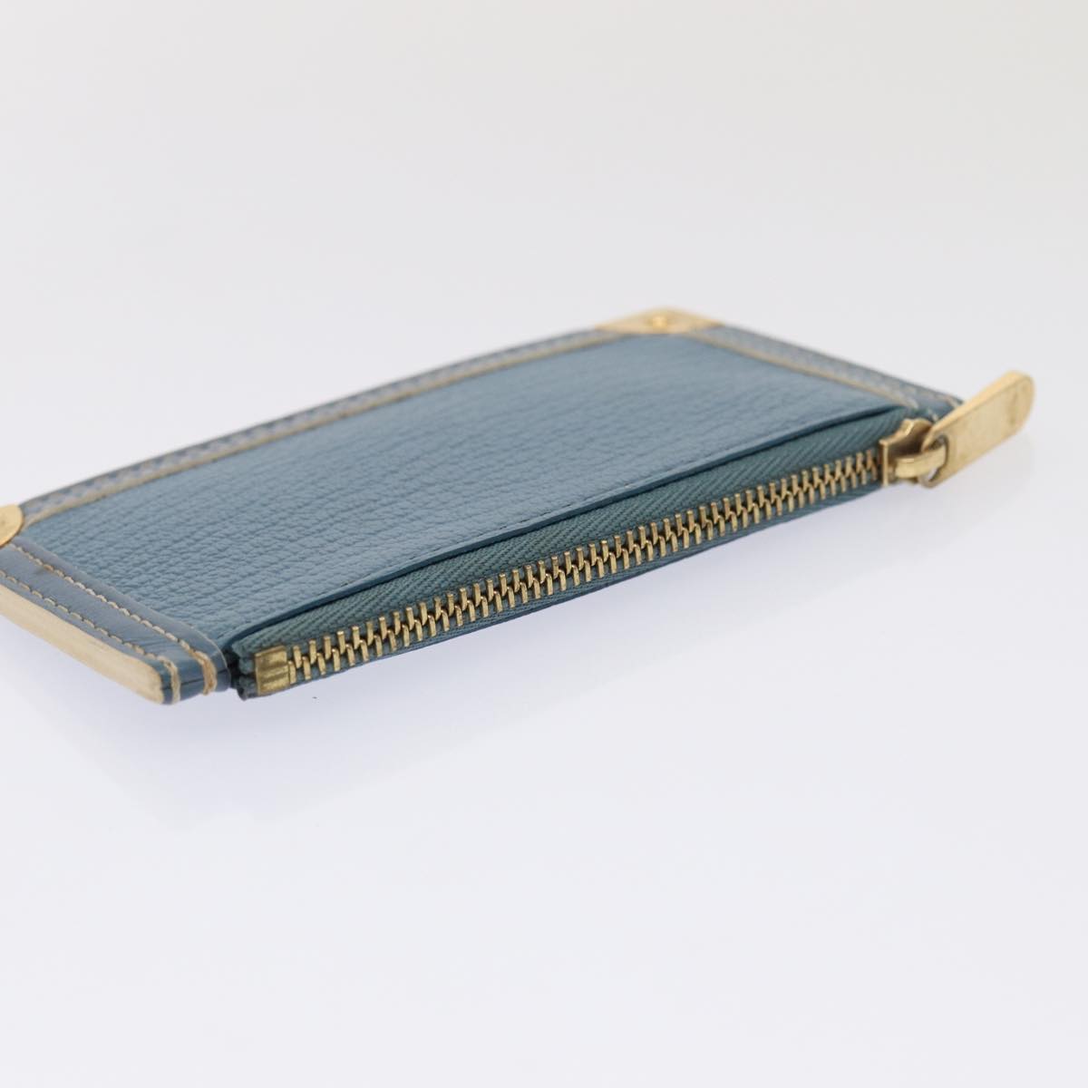 Louis Vuitton Suhali Blue Leather Wallet