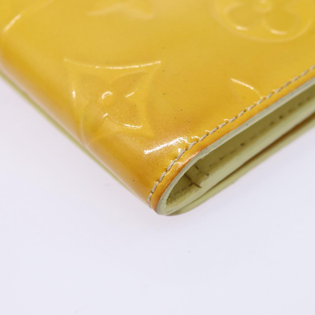 Louis Vuitton Walker Yellow Patent Leather Wallet