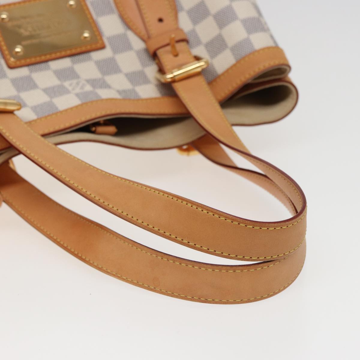 Louis Vuitton Hampstead White Canvas Tote Bag
