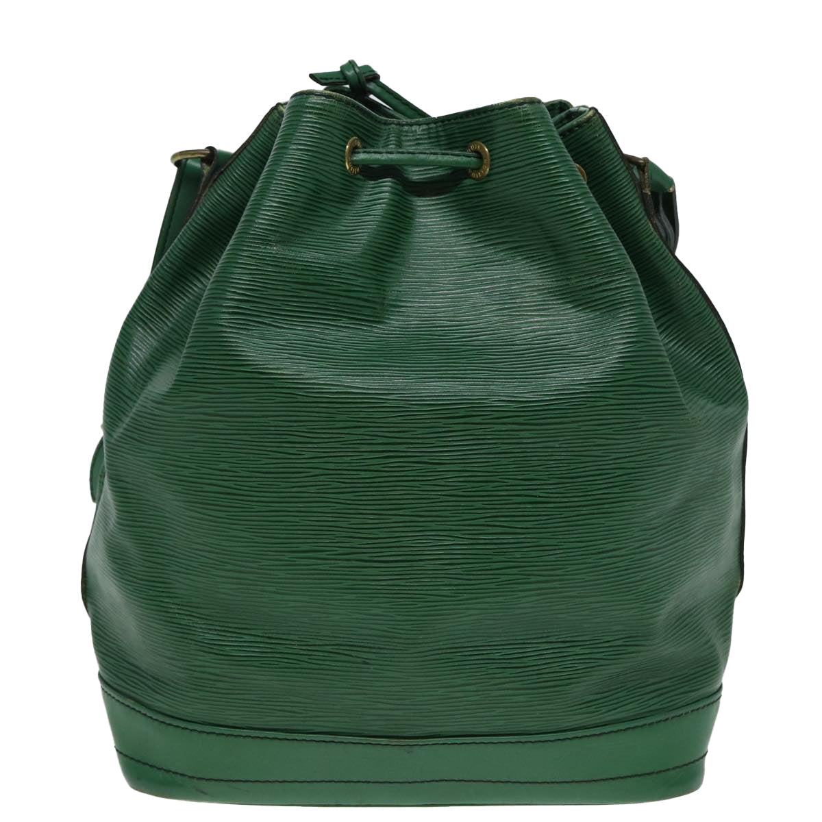 Louis Vuitton Noe Green Leather Shoulder Bag