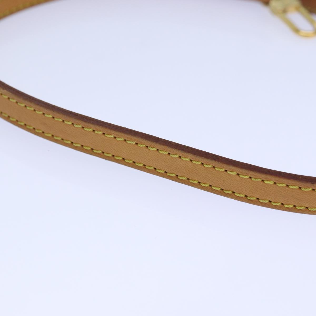 Louis Vuitton Bandoulière De Sac Beige Leather Bag Jewelry