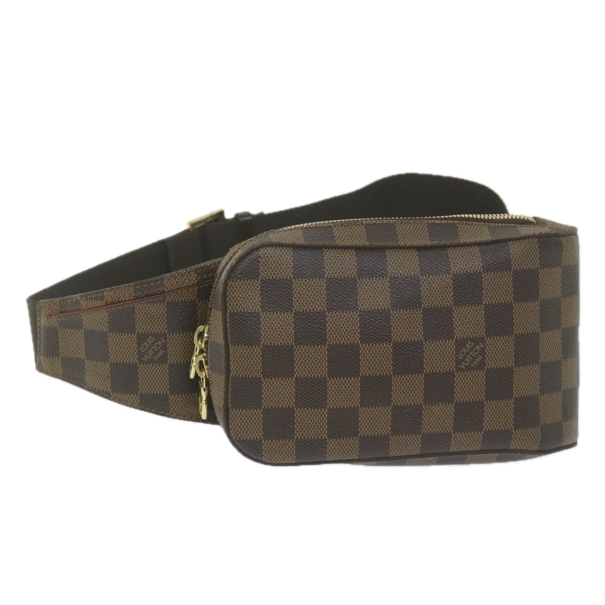 Louis Vuitton Geronimos Brown Canvas Shoulder Bag