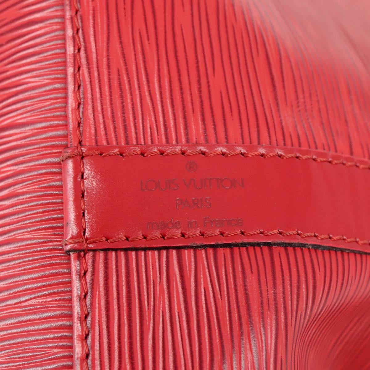 Louis Vuitton Noé Pm Red Leather Shoulder Bag