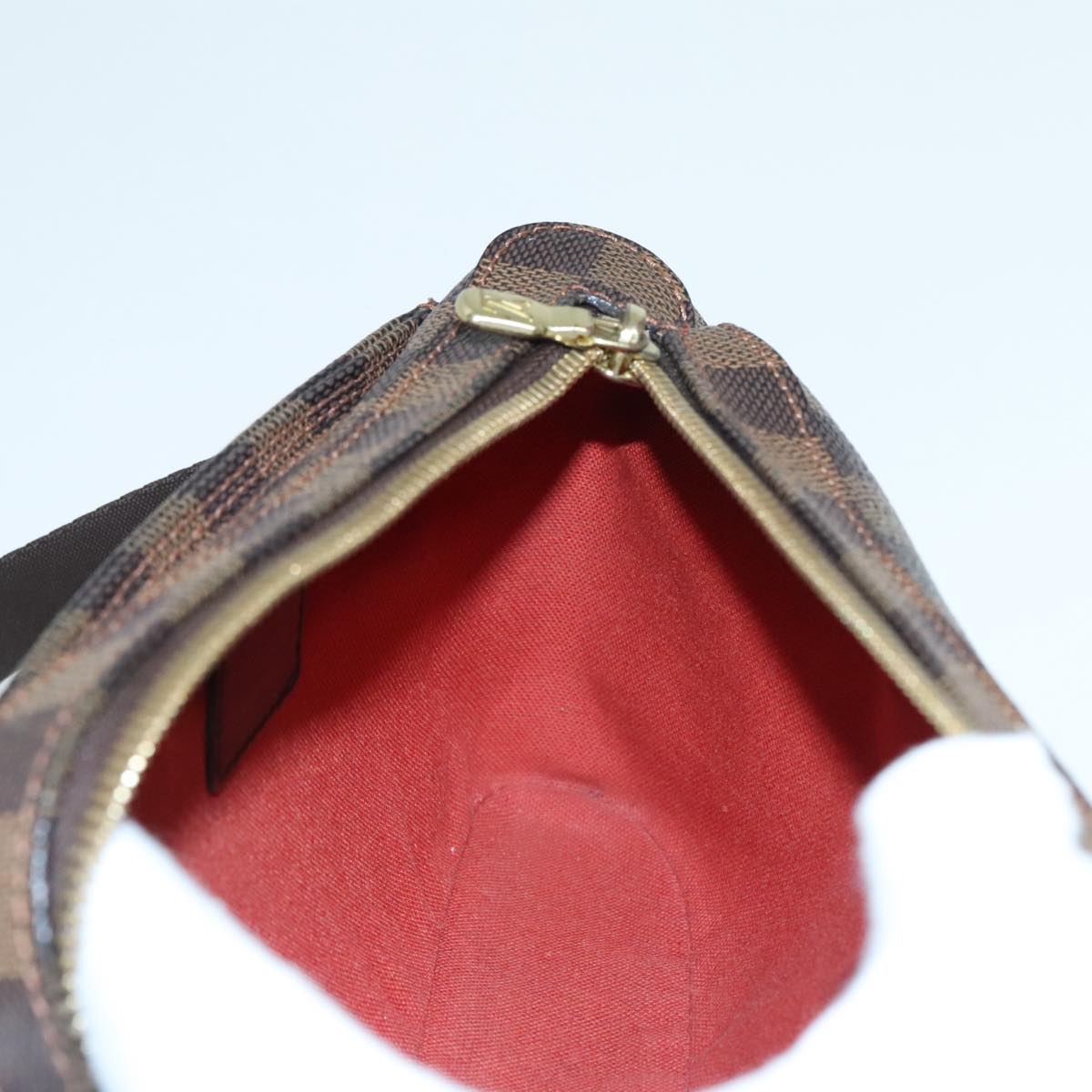 Louis Vuitton Geronimos Brown Canvas Shoulder Bag