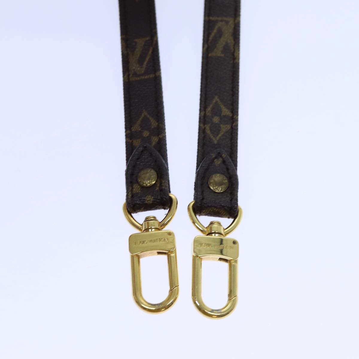 Louis Vuitton Shoulder Strap Brown Canvas Bag Jewelry