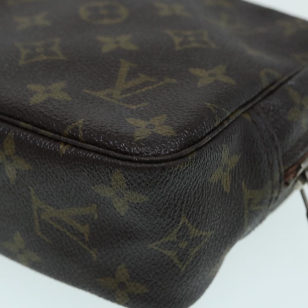 Louis Vuitton Trousse De Toilette Brown Canvas Clutch Bag