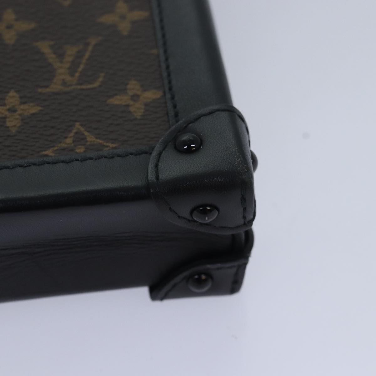 Louis Vuitton Trunk Brown Canvas Shoulder Bag