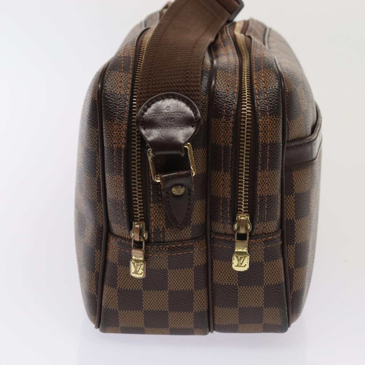 Louis Vuitton Reporter Brown Canvas Shoulder Bag