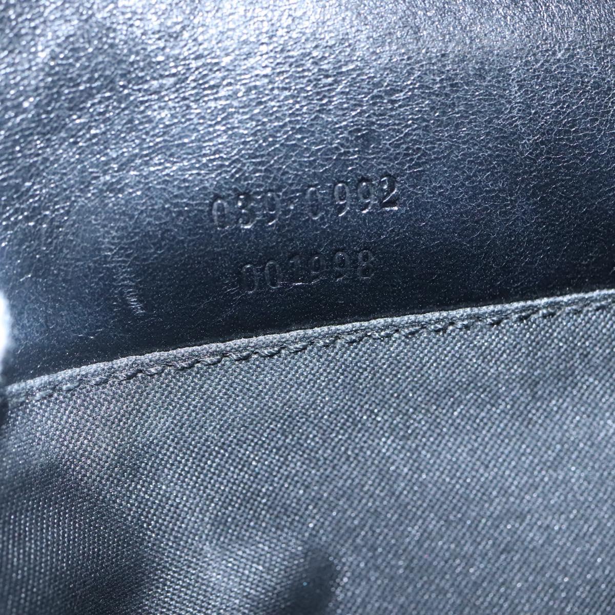 Gucci Gg Canvas Black Canvas Clutch Bag