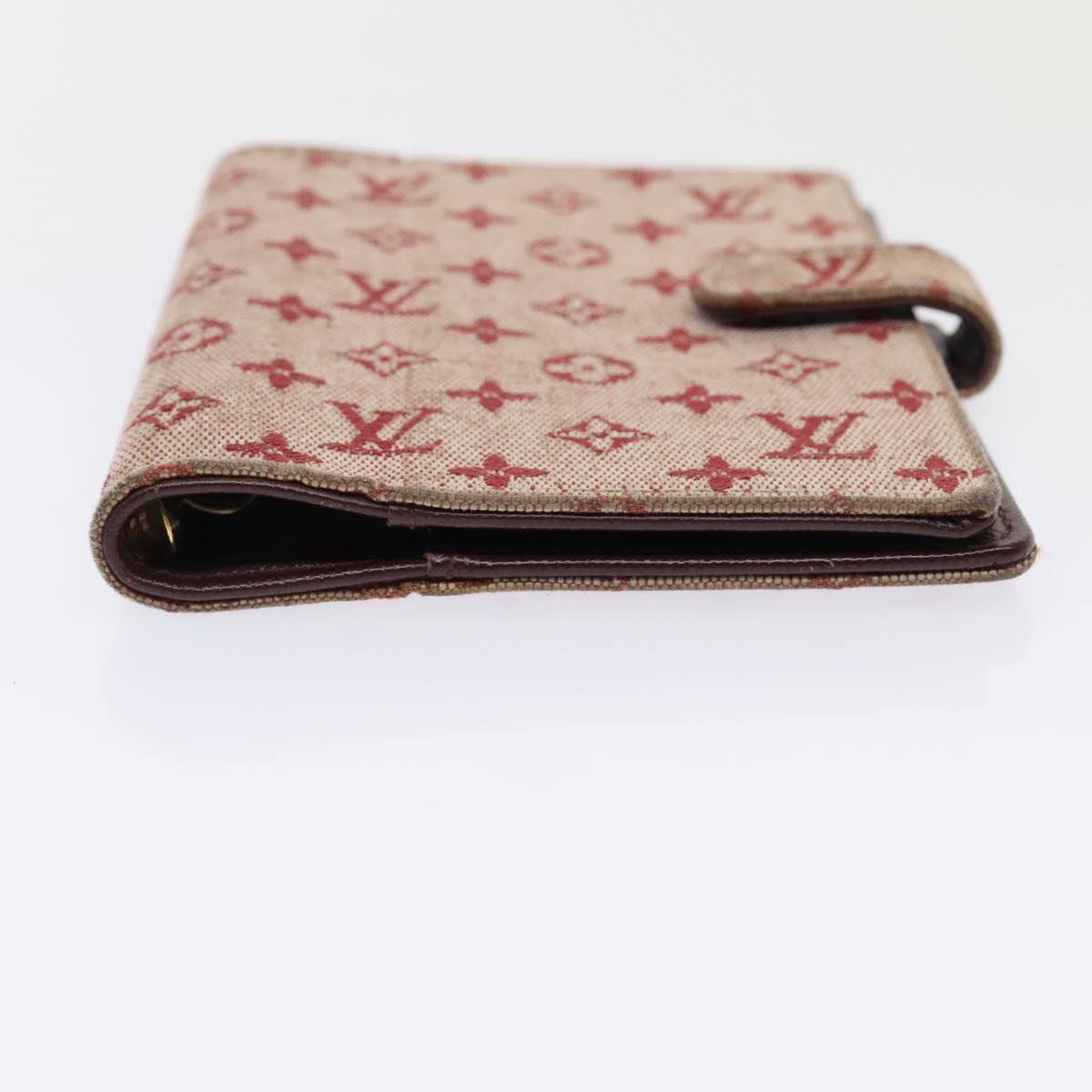 Louis Vuitton Agenda Cover Red Canvas Wallet