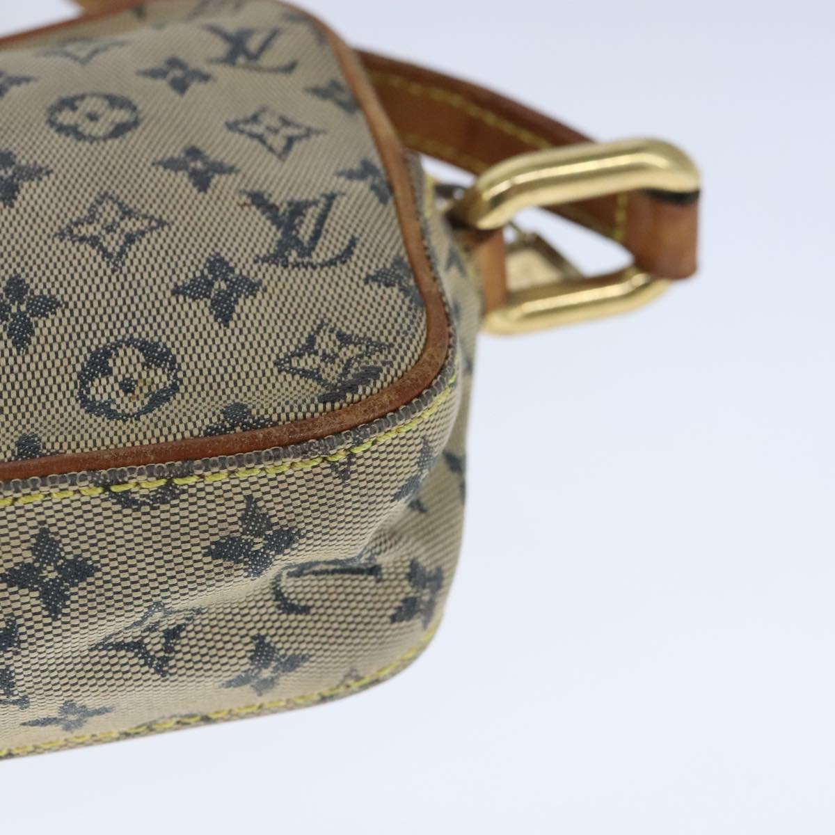 Louis Vuitton Juliette Blue Canvas Shoulder Bag