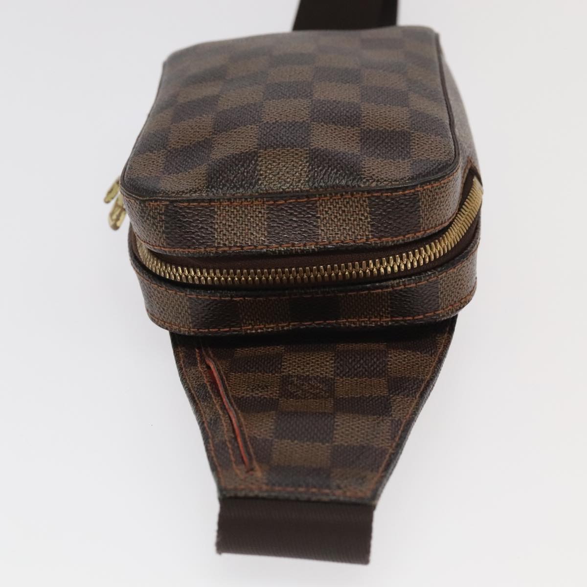 Louis Vuitton Geronimos Brown Canvas Shoulder Bag