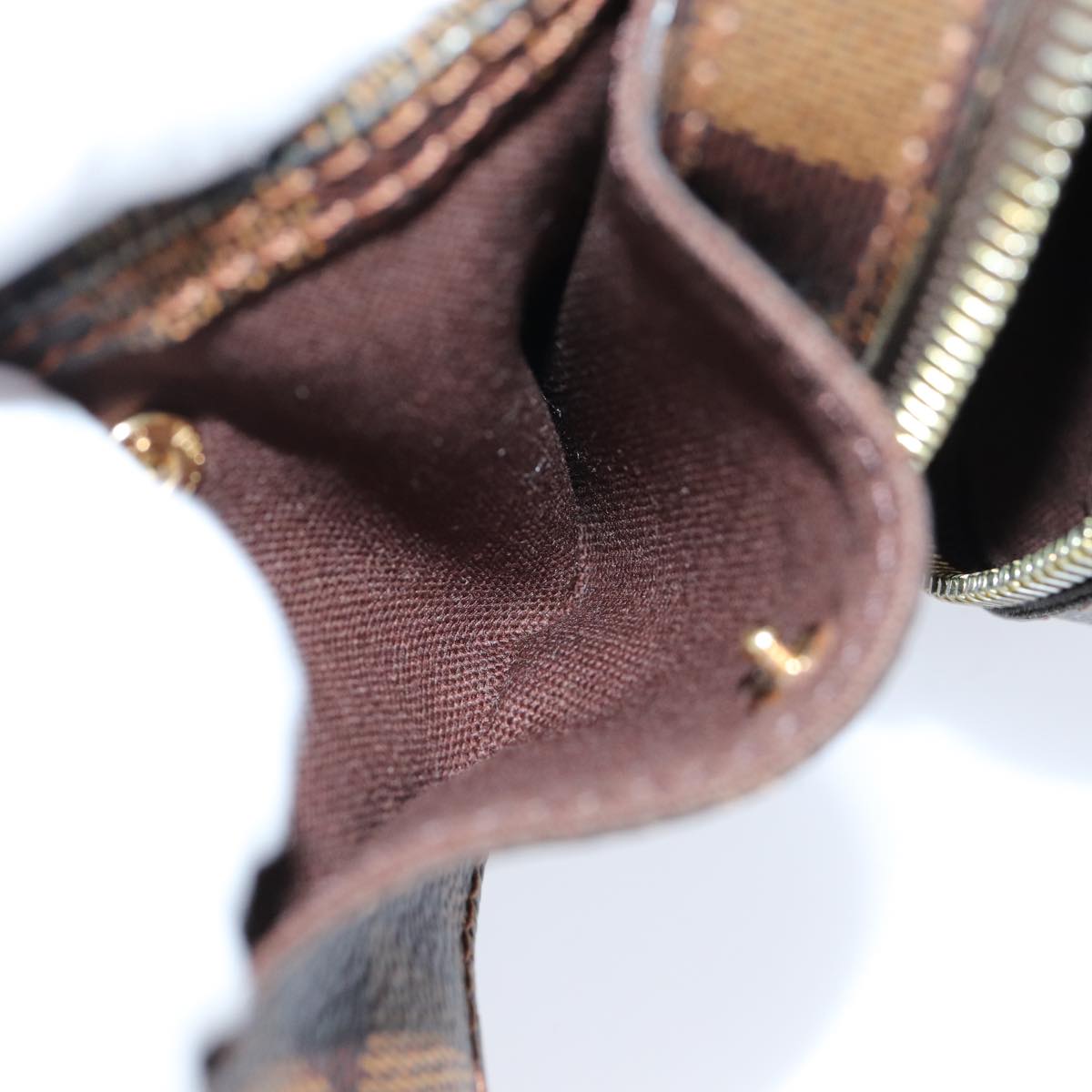 Louis Vuitton Geronimos Brown Canvas Shoulder Bag