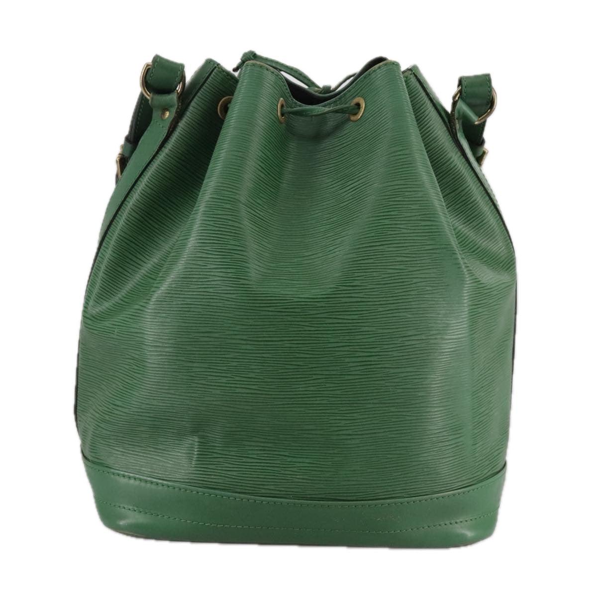 Louis Vuitton Noe Green Leather Shoulder Bag