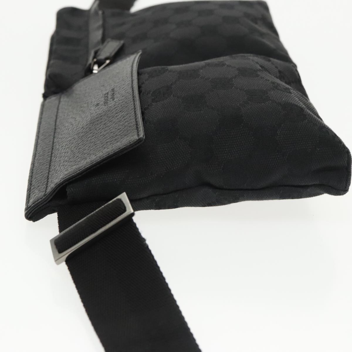 Gucci Belt Bag Black Canvas Shoulder Bag