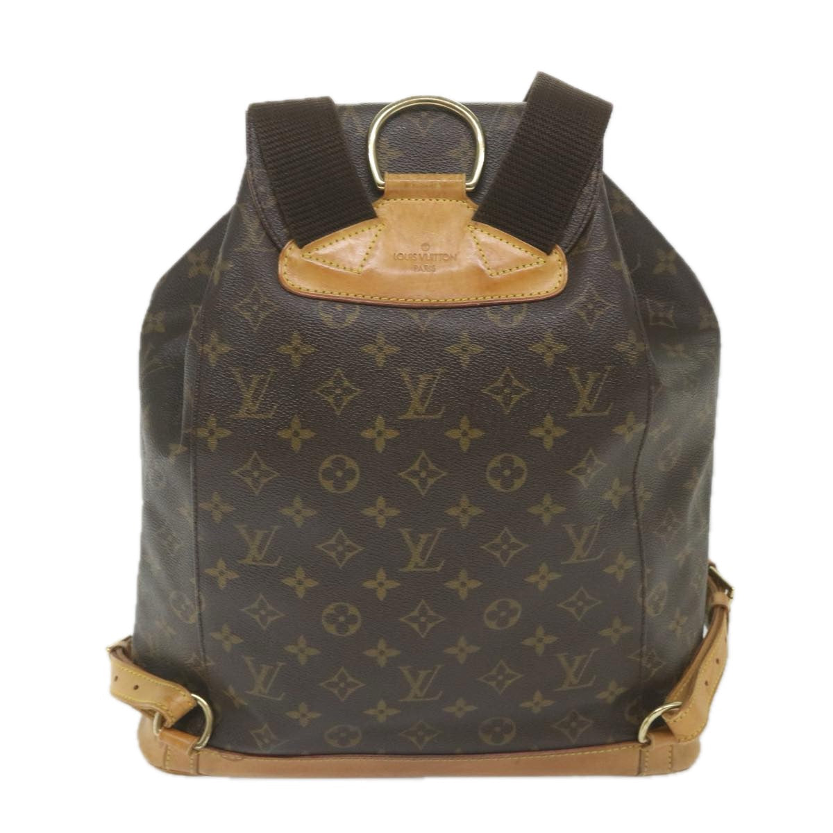 Louis Vuitton Montsouris Brown Canvas Backpack Bag