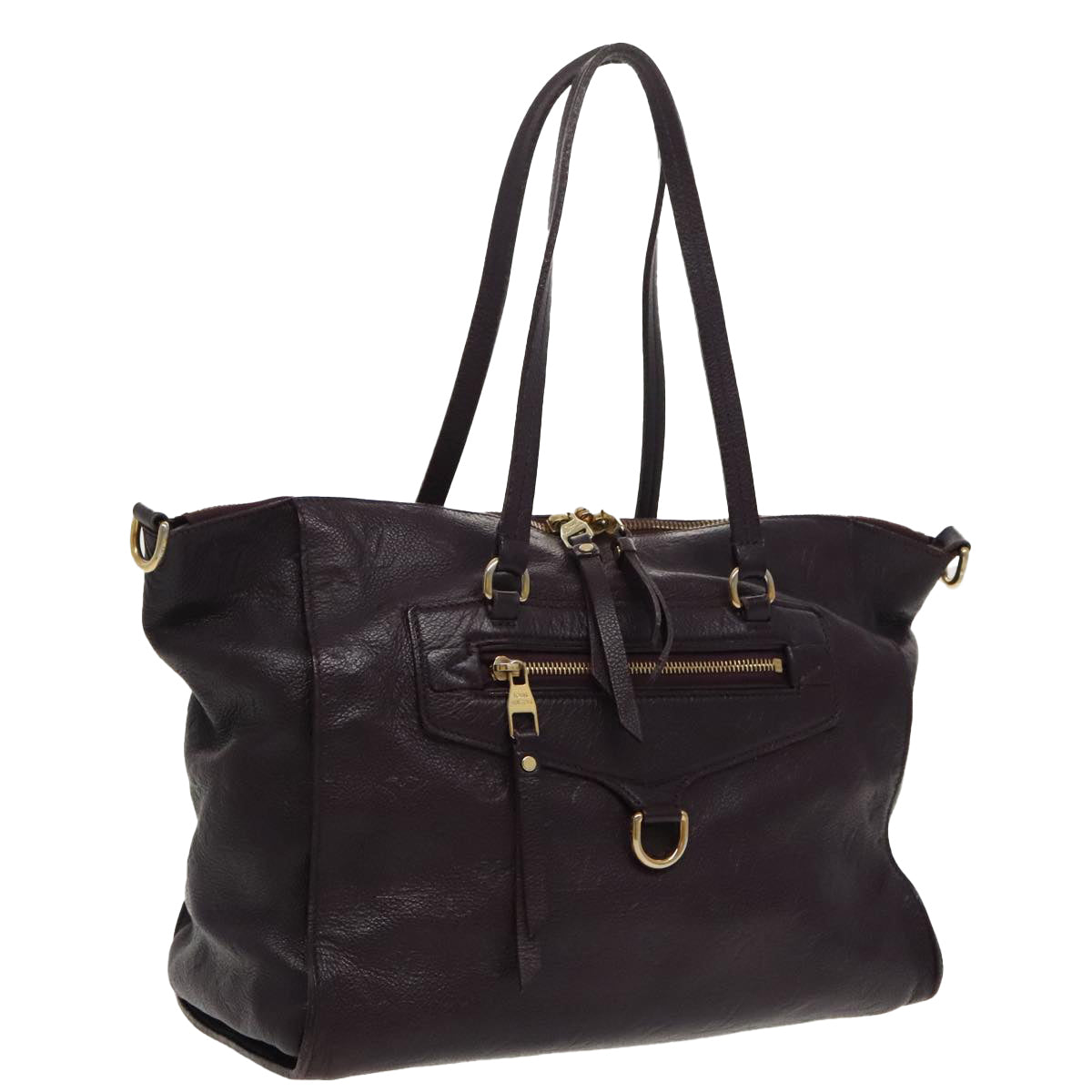 Louis Vuitton Lumineuse Purple Leather Shoulder Bag