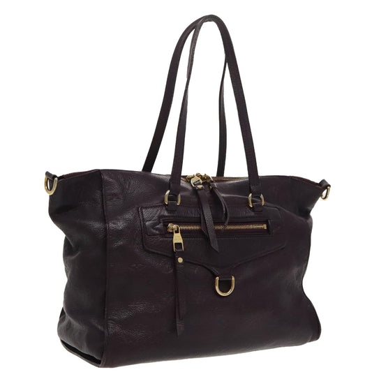 Louis Vuitton Lumineuse Purple Leather Shoulder Bag