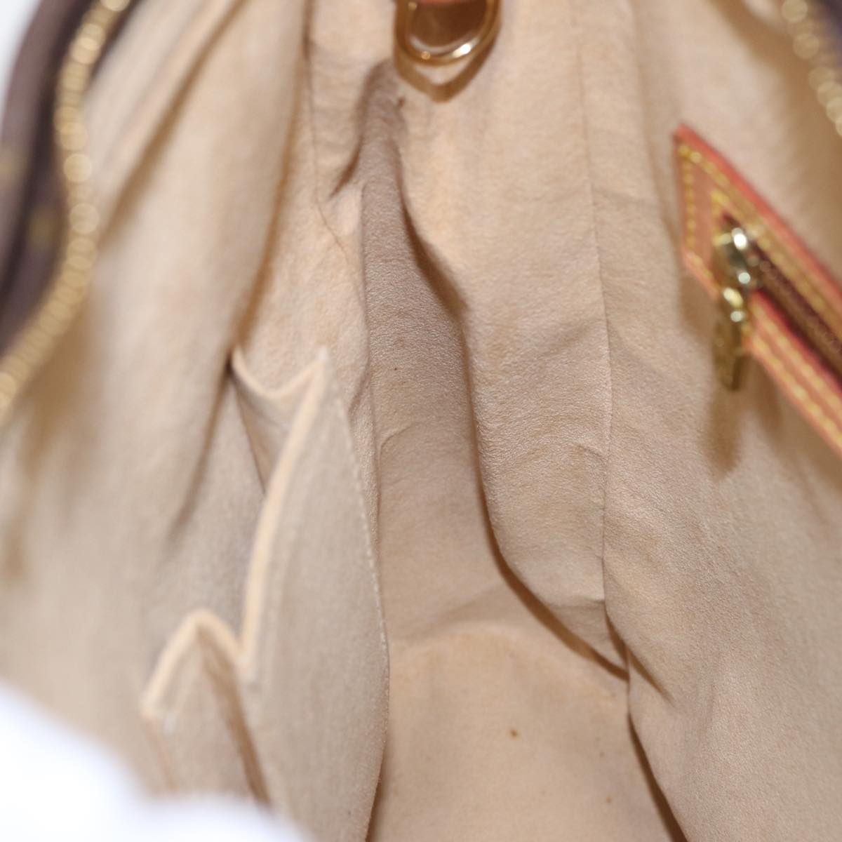 Louis Vuitton Looping Gm Brown Canvas Shoulder Bag