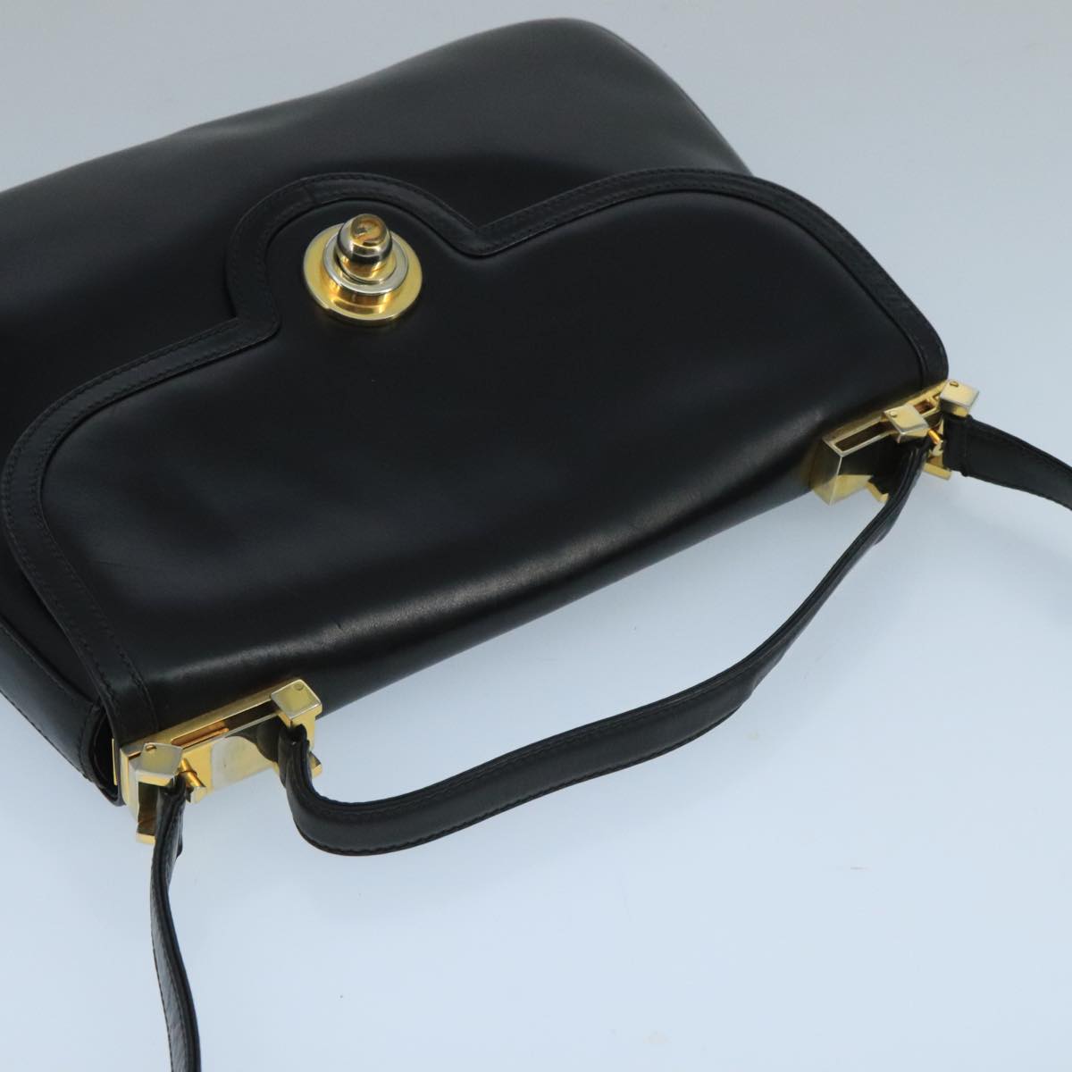 Gucci Black Leather Shoulder Bag