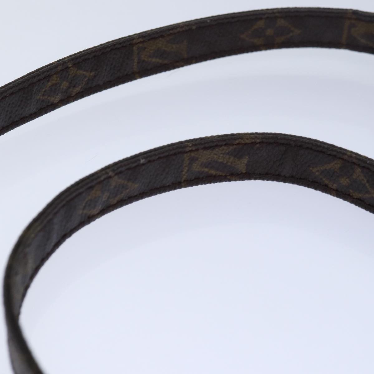 Louis Vuitton Shoulder Strap Brown Canvas Bag Jewelry