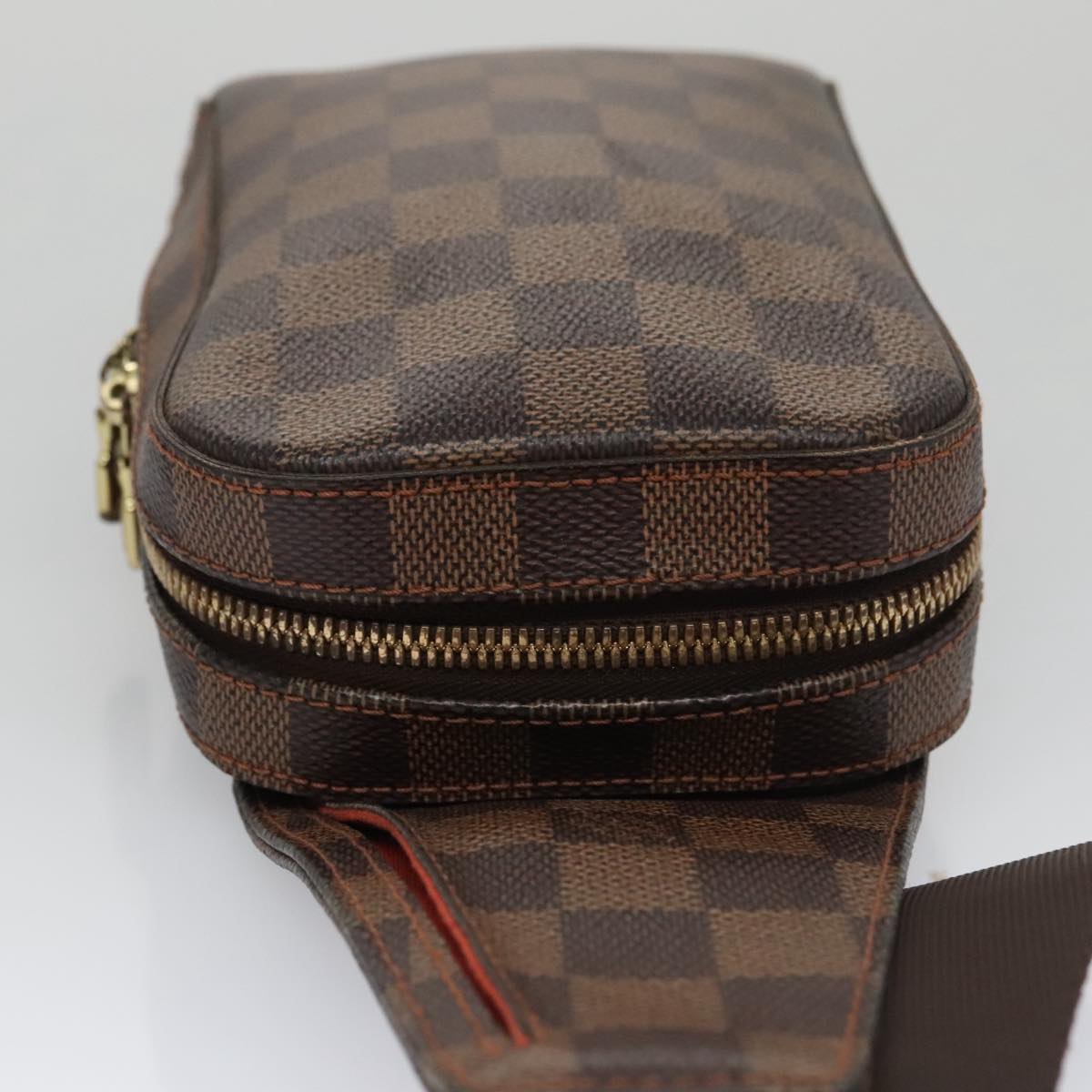 Louis Vuitton Geronimos Brown Canvas Shoulder Bag
