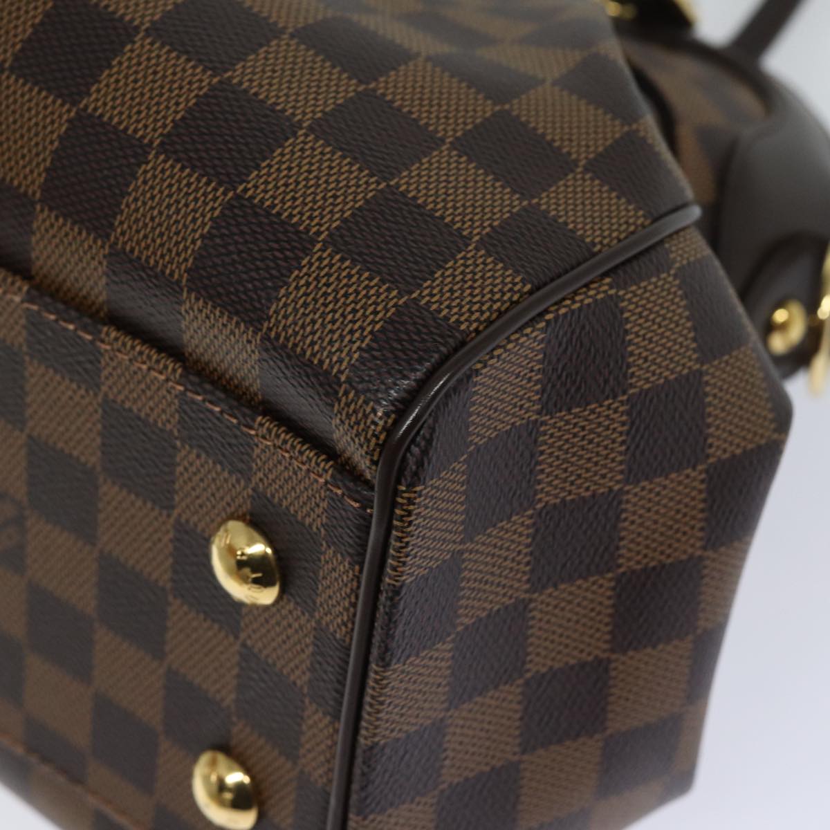 Louis Vuitton Trevi Brown Canvas Handbag