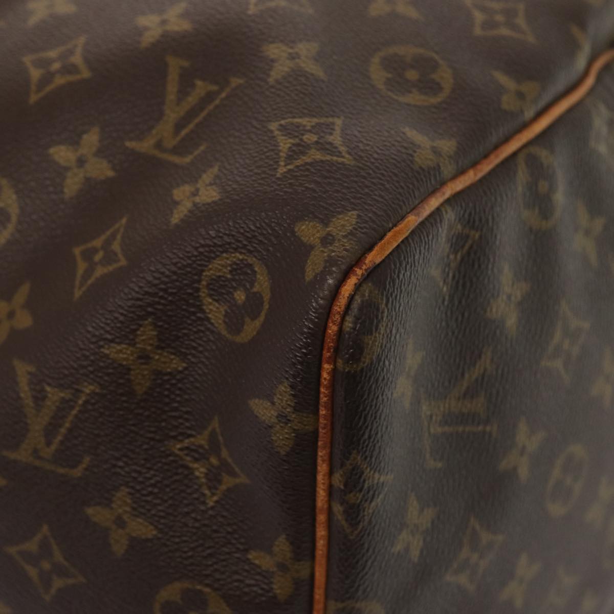 Louis Vuitton Keepall 60 Brown Canvas Travel Bag