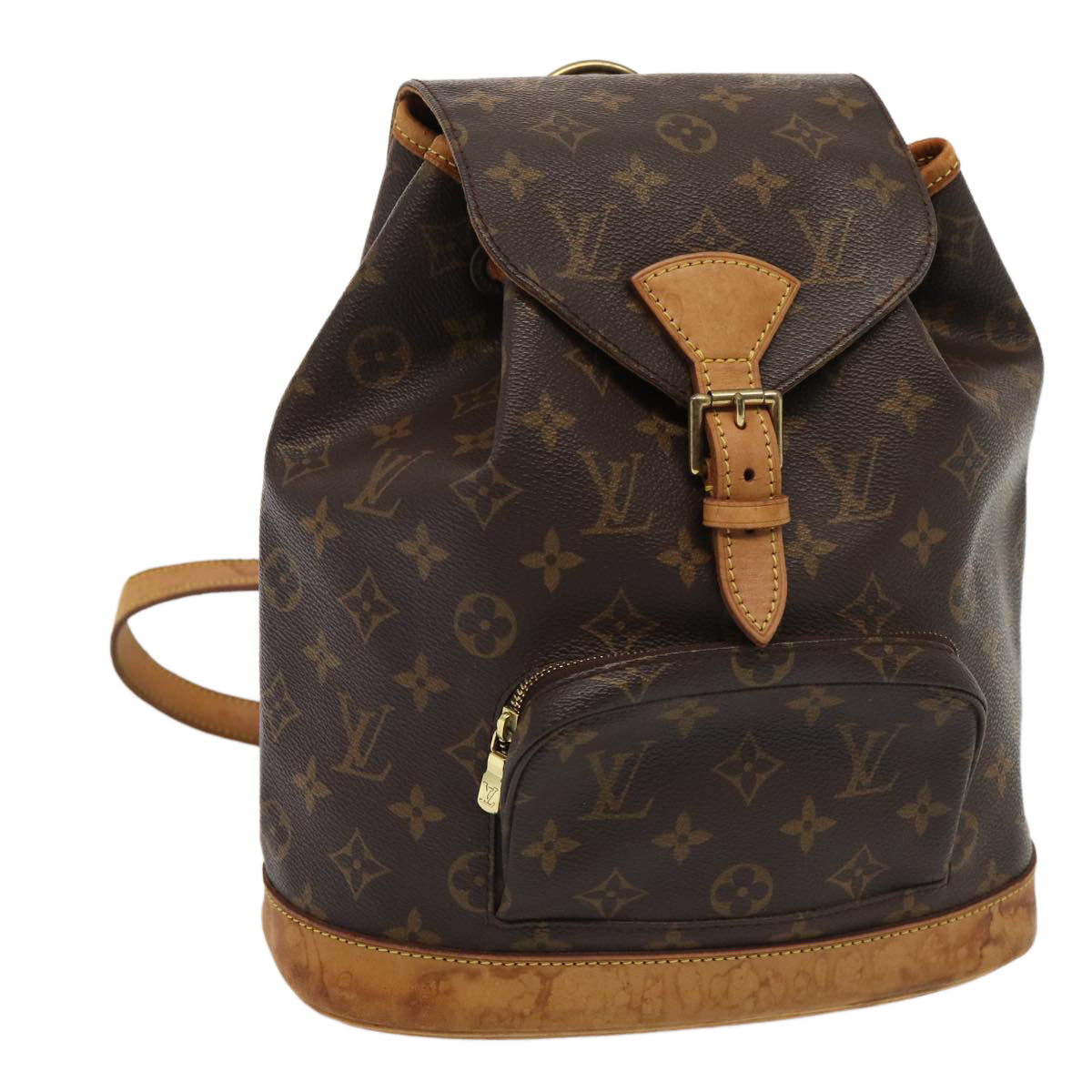 Louis Vuitton Montsouris Brown Canvas Backpack Bag