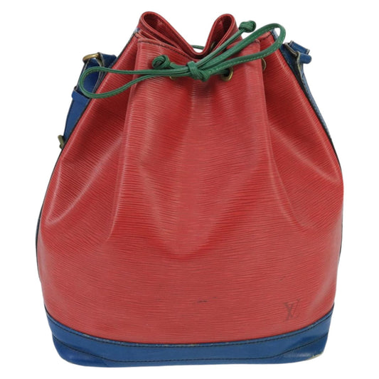 Louis Vuitton Noe Red Leather Shoulder Bag