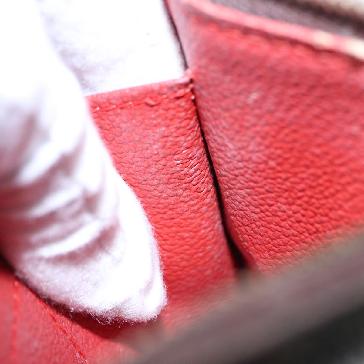 Louis Vuitton Trousse A Maquillage Brush Brown Canvas Clutch Bag